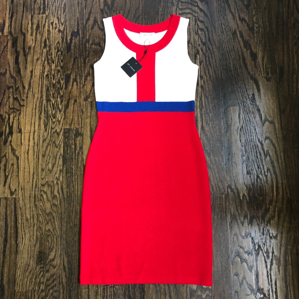 🆕 St. John Colorblock Dress
